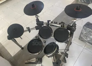 5-Piece Acoustic Drum Set – Complete Hardware & Cymbal Package