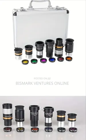 12pcs Set of Astronomical Telescope Lens Kit | Refractor Optics | High Magnification | DSLR Compatible | Stargazing & Moon Viewing