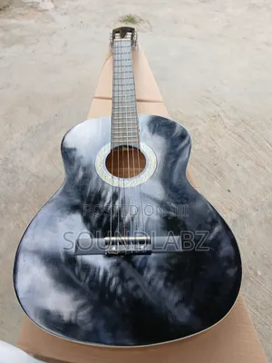 Acoustic Black Guitar - Professional Grade | Professional Build | Stage & Studio Ready | Versatile Sound