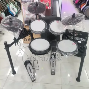 Alesis Nitro Max Electronic Drum Kit | Velocity-Sensitive Pads | Built-in Metronome | Headphone Output