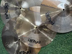 Paiste 4set Cymbals 20”18”16 14” Hihat Ride , Splash, – Professional Bronze Alloy Complete Cymbal Set