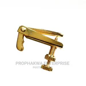 Violin Fine Tuner Set 4-Piece – Copper-Nickel Alloy Adjuster Screws for 3/4 & 4/4 Violin