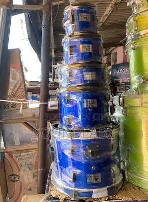 Olympic 5-Piece Acoustic Drum Set – Bass Drum, Toms, Snare, Hi-Hat & Hardware Included