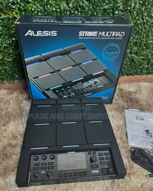 Alesis Strike Multipad – 9 Velocity-Sensitive Pads, 6GB Stock Sample Library & USB MIDI Interface