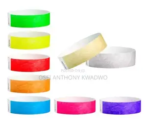 Tyvek Waterproof Event Wristband – Durable Disposable Paper Wristband for Shows & Events