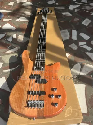 Ibanez Brown 5-string Bass Guitar | Electric Bass Guitar | Full-Scale Neck | Stage & Studio Ready