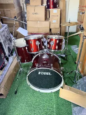 TAMA 5-Piece Acoustic Drum Set – Bass Drum, Toms, Snare, Hi-Hat & Hardware Included