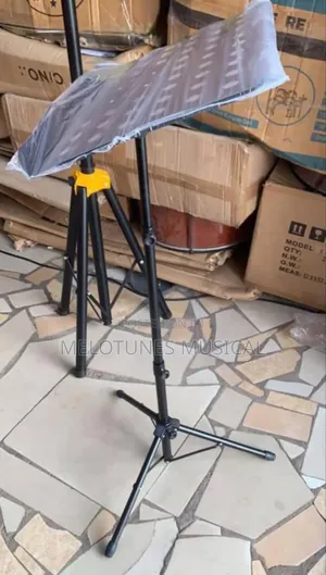 Professional Misic Stand | Heavy-Duty | Adjustable Height | Universal Instrument Fit