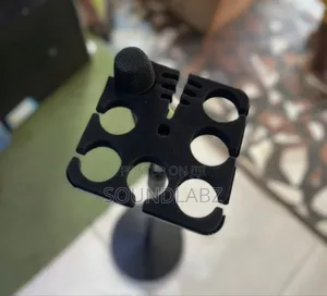 Multi-microphone Holder - Professional Grade | Cardioid Pattern | Clear Vocal Reproduction | Stage & Studio