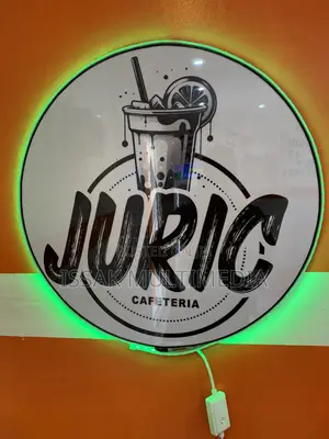 Wood Signage Board 24×36 Inches – LED-Light Wood Sign for Shops, Offices & Events