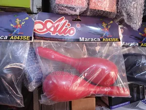 Red Plastic Maracas – Lightweight Bright-Tone Rhythm Shaker for Gospel Worship & Percussion Ensembles