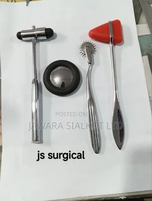 Neurological Examination Kit With Hammer and Tuning Fork | 34-Piece | Hammer & Tuning Fork | Stainless Steel | Neurology Diagnostic Set