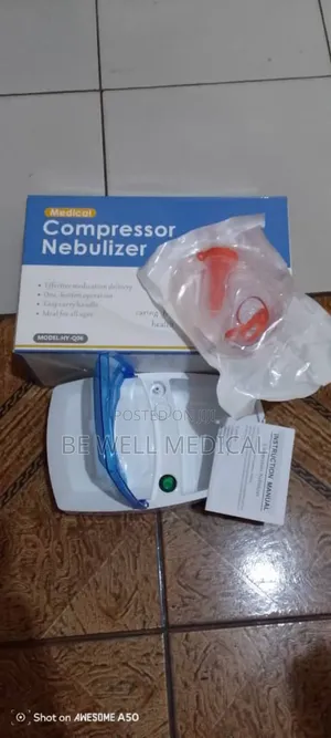 Nebulizer Machine | Compressor-Driven | Complete Set | Aerosol Therapy | Respiratory Relief | Quiet Operation