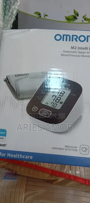 Omron M2 BP Monitor | Clinically Validated | Upper Arm | Easy One-Touch | Universal Cuff | Automatic