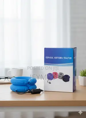 Cervical Neck Traction – Medical Orthopedic Support Brace & Compression Aid