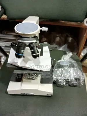 Microscope (Olympus) | Achromatic Objectives 4x–100x | LED Illumination | Wide-Field Eyepiece | Lab Grade