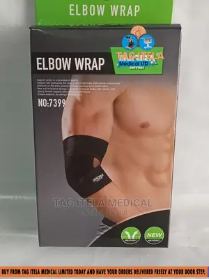Elastic Elbow Wrap – Graduated Compression Support for Elbow Pain & Sports Injuries