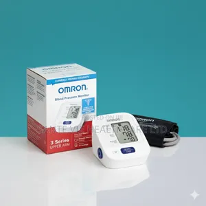 Omron 3 Series Bp Monitor | Clinically Validated | Upper Arm | Hypertension Indicator | Easy Operation