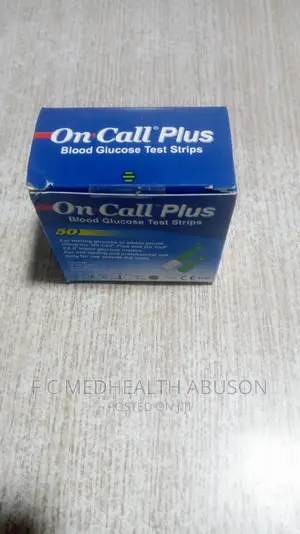 On Call Plus Strips | Compatible with OnCall Plus Meter | 50/100 Strips | Fast Results | No Coding Required