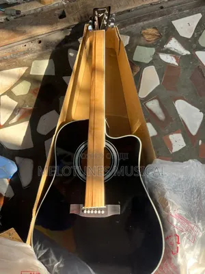 Professional Black Acoustic Guitar – Full-Size 6-String Dreadnought for Beginners, Students & Professionals