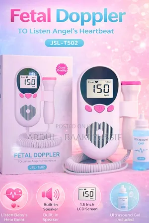 Fetal Doppler – Diagnostic Ultrasound Machine, Probe & Thermal Printing Paper