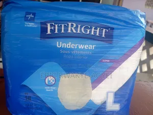 Fitright Adult Underwear, Large, 18 Count | High Absorbency | Breathable | Odor Control | Discreet Fit | Incontinence Care