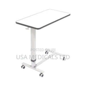 Overhead Table | Height & Tilt Adjustable | Stable Base | Foldable | Hospital & Home Patient Use