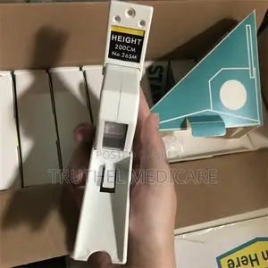 Height / Stature Meter | Portable Stadiometer | 200cm Range | Sliding Headpiece | Clinic & School Use