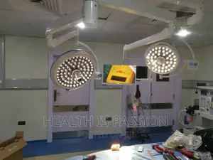 Dual Ceiling-Mounted LED Surgical Theatre Lamp – High-Intensity Operating Room Light
