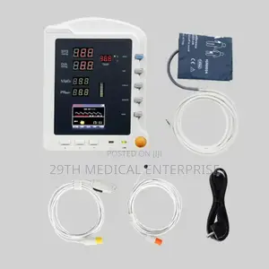 Vital Sign Monitor | SpO2 | NIBP | ECG | Temp | Resp | Color TFT Display | Alarm System | ICU/CCU Grade