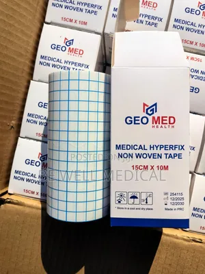 Medical Hyperfix Non-Woven Tape | Breathable Non-Woven | Self-Adhesive | Hypoallergenic | Wound Dressing Retention