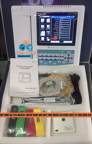 Ecg Machine (Channel 12 Full Screen) | Multi-Channel | Thermal Printer | Touch Screen | 12-Lead Analysis | Real-Time