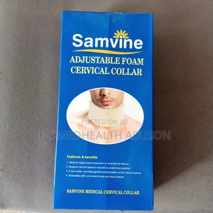 Neck Collar | Rigid/Soft Support | Immobilization | Adjustable | Post-Injury & Post-Op Recovery