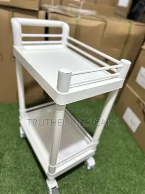 2-Tier ABS Plastic Medicine Trolley – Smarter Clinical Workflow Cart for Hospitals