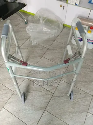 Zimmer Frame (With Wheels) | Height-Adjustable | Aluminum | Non-Slip Tips | Wheels/Non-Wheels | Post-Op Mobility