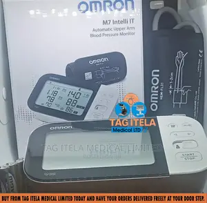 Blood Pressure Machine Bp (Omron M7) | Clinically Validated | Bluetooth | Dual User | Irregular Heartbeat Alert | Upper Arm