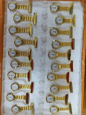 Nurse's Breast Watch | Silicone Band | Fob/Breast Design | Second Hand | Quartz Movement | Infection-Control