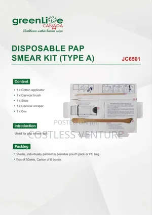 Greenlie Canada Disposable Pap Smear Kit (Type A)