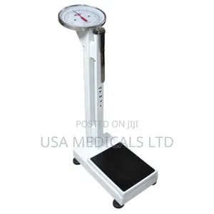 Weighing Scale With Height | Dual Height & Weight | BMI Display | Digital | Auto-Zero | Clinic & Hospital Use