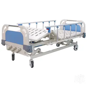3 Crank Hospital Bed | 3-Crank | Head/Leg/Height Adjust | Mattress Included | ABS Side Rails | Clinical Grade