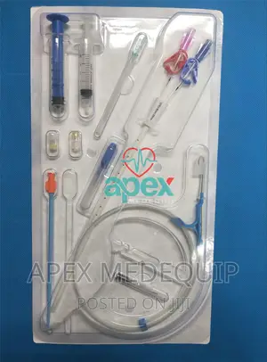 Hemodialysis Double Lumen Catheter ( + Sutures )
