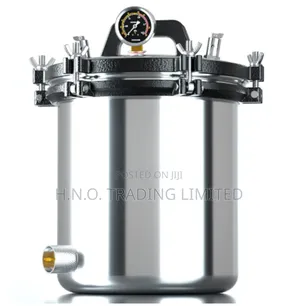 24 Litres Autoclave Machine | Pressurized Steam | Digital Timer | Safety Valve | 134°C/121°C | Hospital & Lab Grade