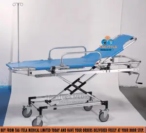 Patient Stretcher Trolley Aluminum (Adjustable Hight)