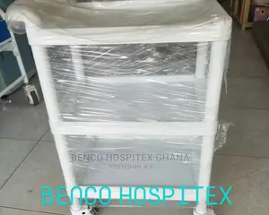 Plastic Medicine Trolley 3 Steps