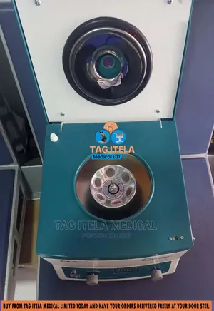 Centrifuge (6 Bucket Digital) | Digital Speed Display | Safety Switch | Metal Lid | High-Speed | Lab & Clinical Grade