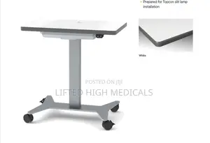Topcon Ophthalmic Instrument Table | Stable Ophthalmic Table | Instrument Mount | Adjustable | Clinic & Hospital Grade