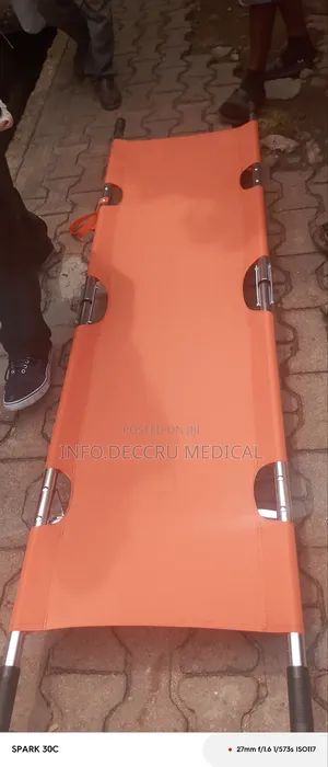 Stretcher Foldable | Foldable | Lightweight Aluminum | Weight-Bearing | Emergency & Patient Transport