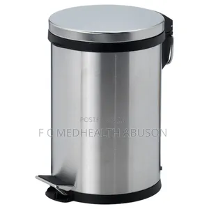 12liters Dust Bin | Hands-Free Pedal | Coated Steel/Plastic | Hygienic | Hospital & Clinical Waste