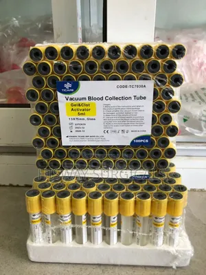 Vacuum Blood Collection Tube | Vacuum-Sealed | Gel & Clot Activator | Multiple Additives | Lab Grade | All Sizes