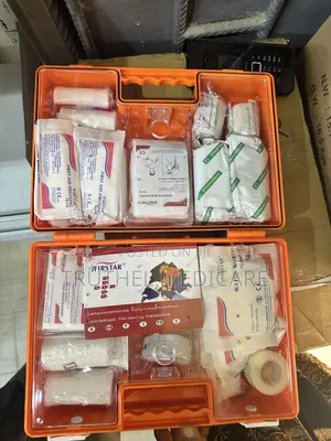 First Aid Box - 100 Persons (Europe Packed) | CE Certified | Fully Stocked | Compact Case | Home Vehicle & Industrial Ready